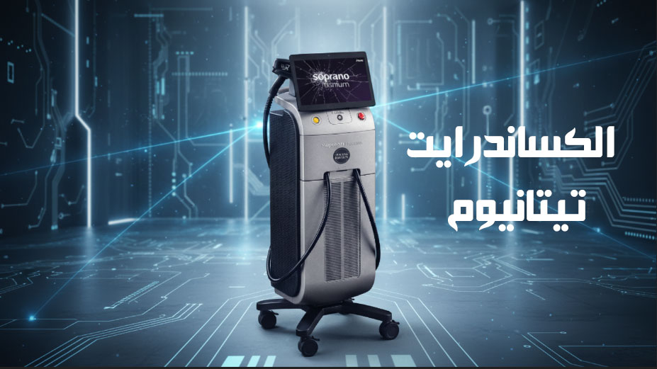 تیتانیوم-الکساندرایت لیزر Soprano Titanium